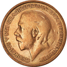 Moneta, Wielka Brytania, George V, 1/2 Penny, 1913, F(12-15), Brązowy, KM:809