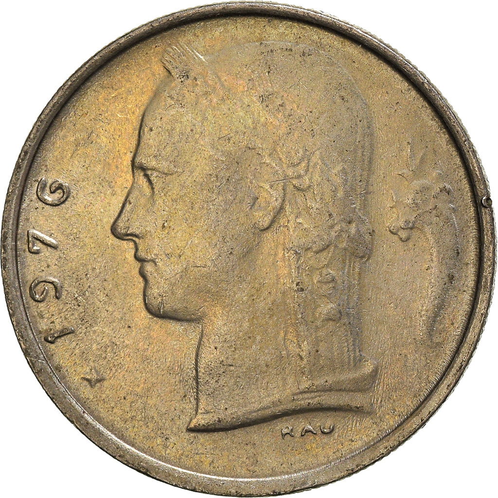 Munten, België, Franc, 1976, FR+, Cupro-nikkel, KM:143.1