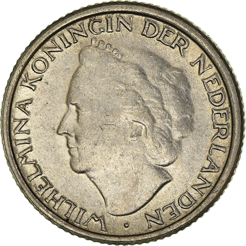 Monnaie, Pays-Bas, Wilhelmina I, 10 Cents, 1948, TTB, Nickel, KM:177