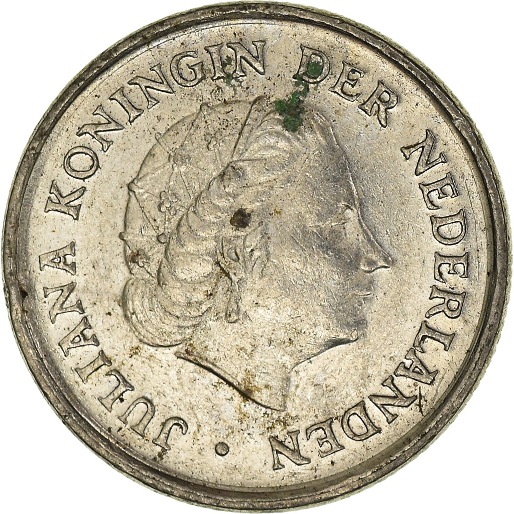 Moeda, Países Baixos, Juliana, 10 Cents, 1979, VF(30-35), Níquel, KM:182