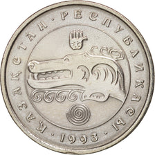 Kazakistan, 3 Tenge, 1993, Kazakhstan Mint, SPL, Rame-nichel, KM:8
