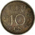 Moneda, Países Bajos, Juliana, 10 Cents, 1980, BC+, Níquel, KM:182