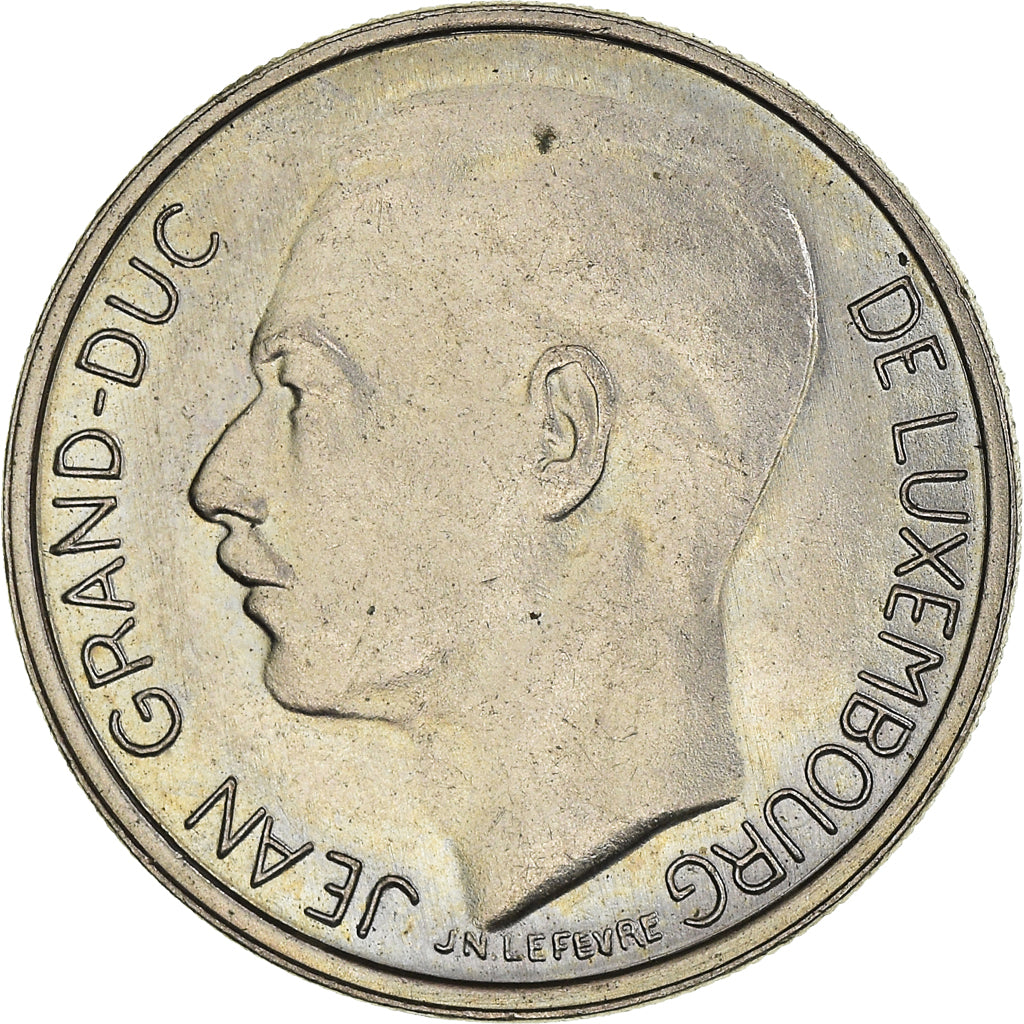 Münze, Luxemburg, Jean, Franc, 1980, VZ, Kupfer-Nickel, KM:55