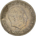 Coin, Spain, Caudillo and regent, 5 Pesetas, 1970, VF(20-25), Copper-nickel