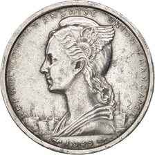French West Africa, 2 Francs, 1948, Paris, TTB, Aluminum, KM:4
