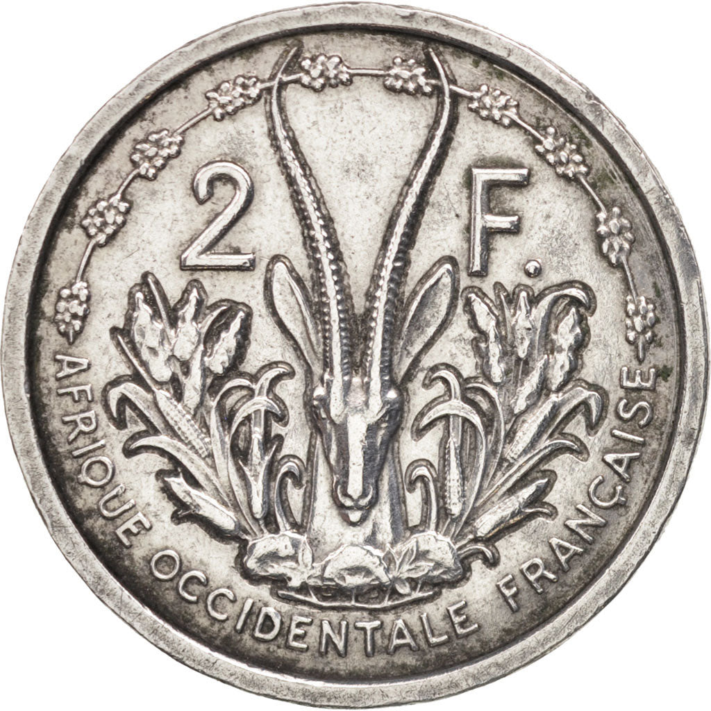 French West Africa, 2 Francs, 1948, Paris, TTB, Aluminum, KM:4