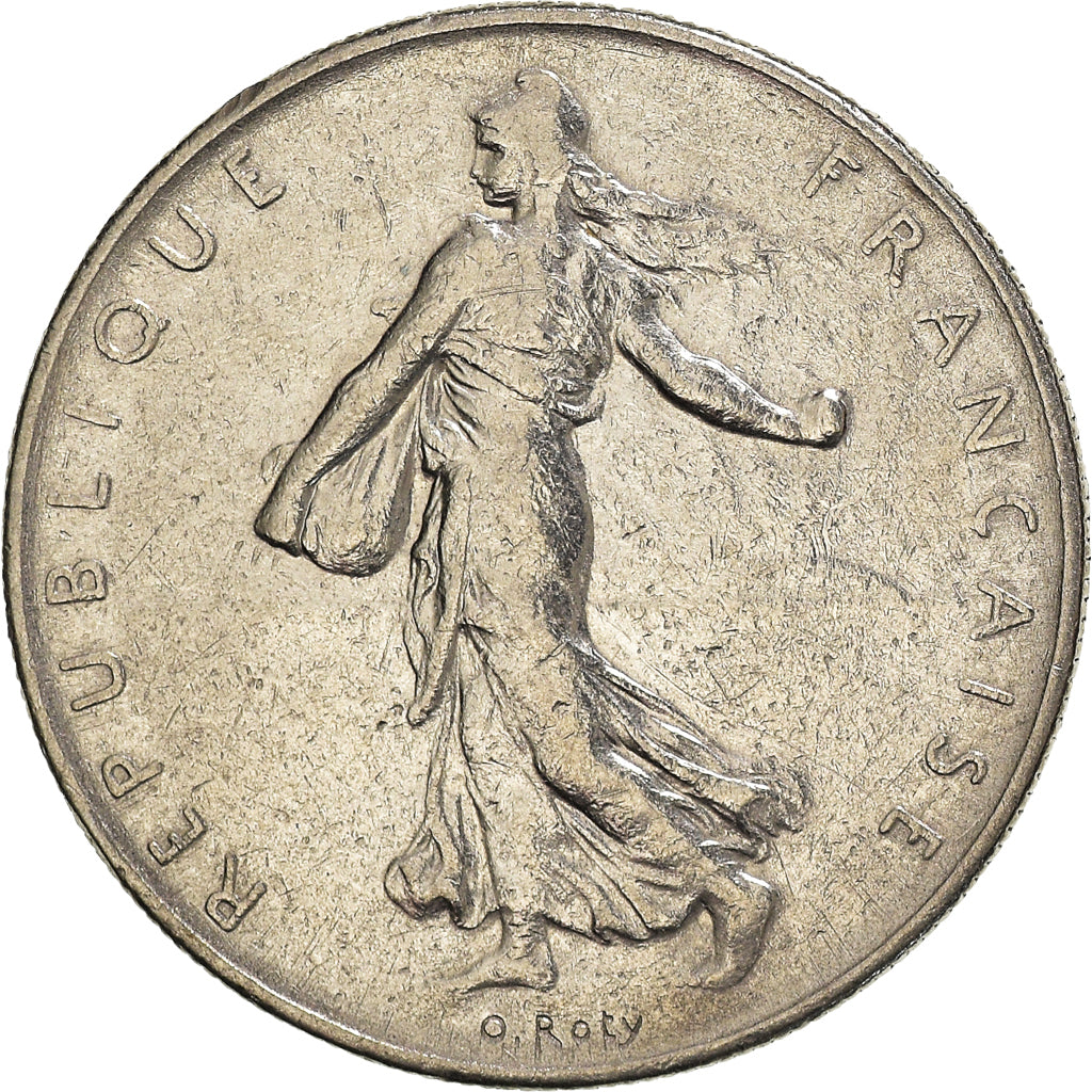 Moneta, Francja, Semeuse, Franc, 1962, Paris, VF(30-35), Nikiel, KM:925.1