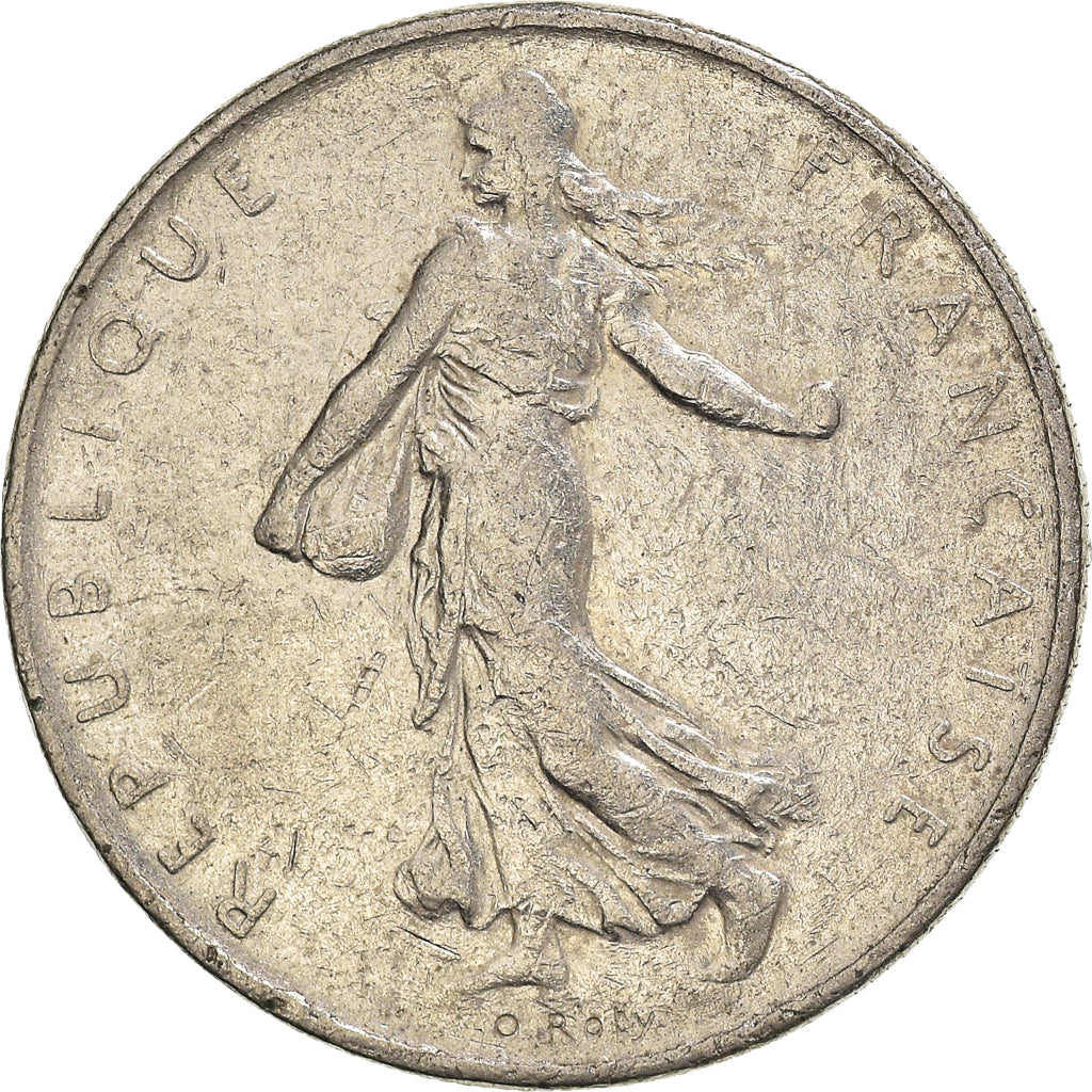 Moneta, Francja, Semeuse, Franc, 1972, Paris, VF(20-25), Nikiel, KM:925.1