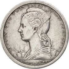 Monnaie, Afrique-Équatoriale française, Franc, 1948, Paris, TTB, Aluminium