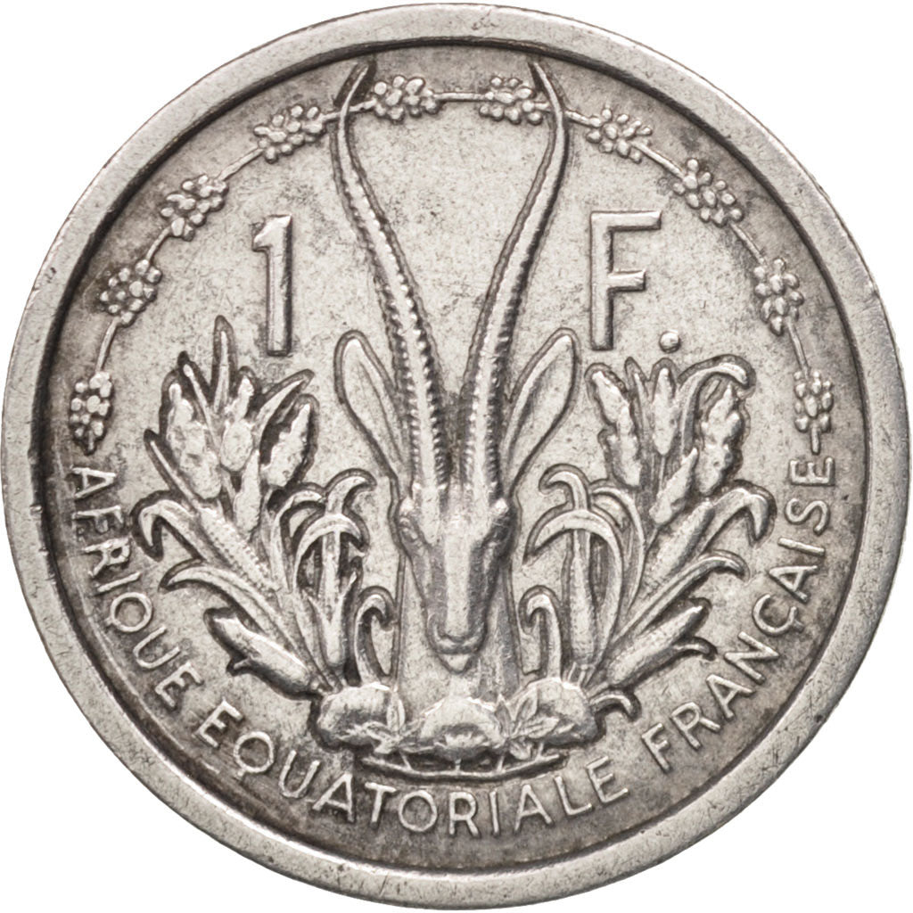 Coin, French Equatorial Africa, Franc, 1948, Paris, EF(40-45), Aluminum, KM:6