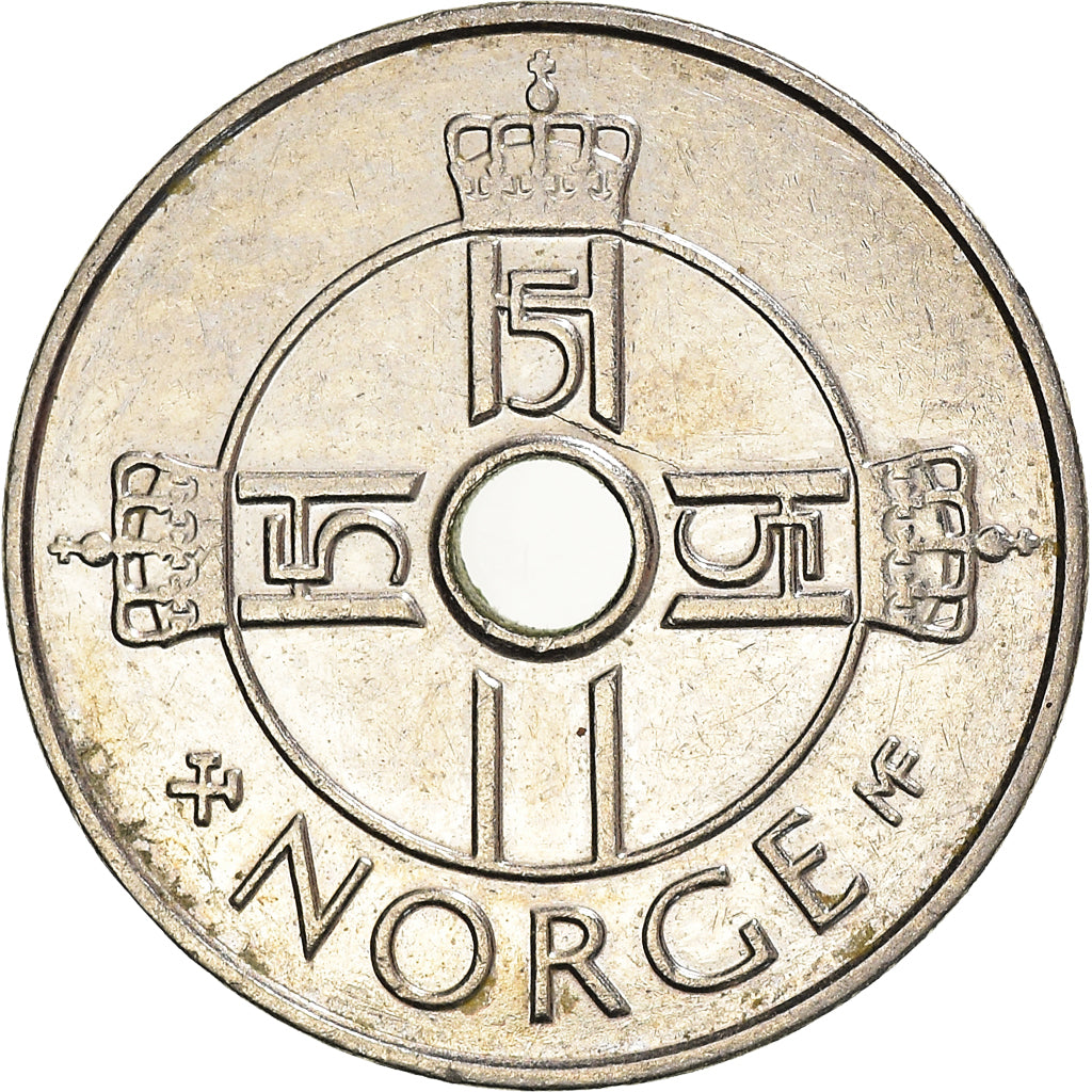 Coin, Norway, Harald V, Krone, 2006, EF(40-45), Copper-nickel, KM:462