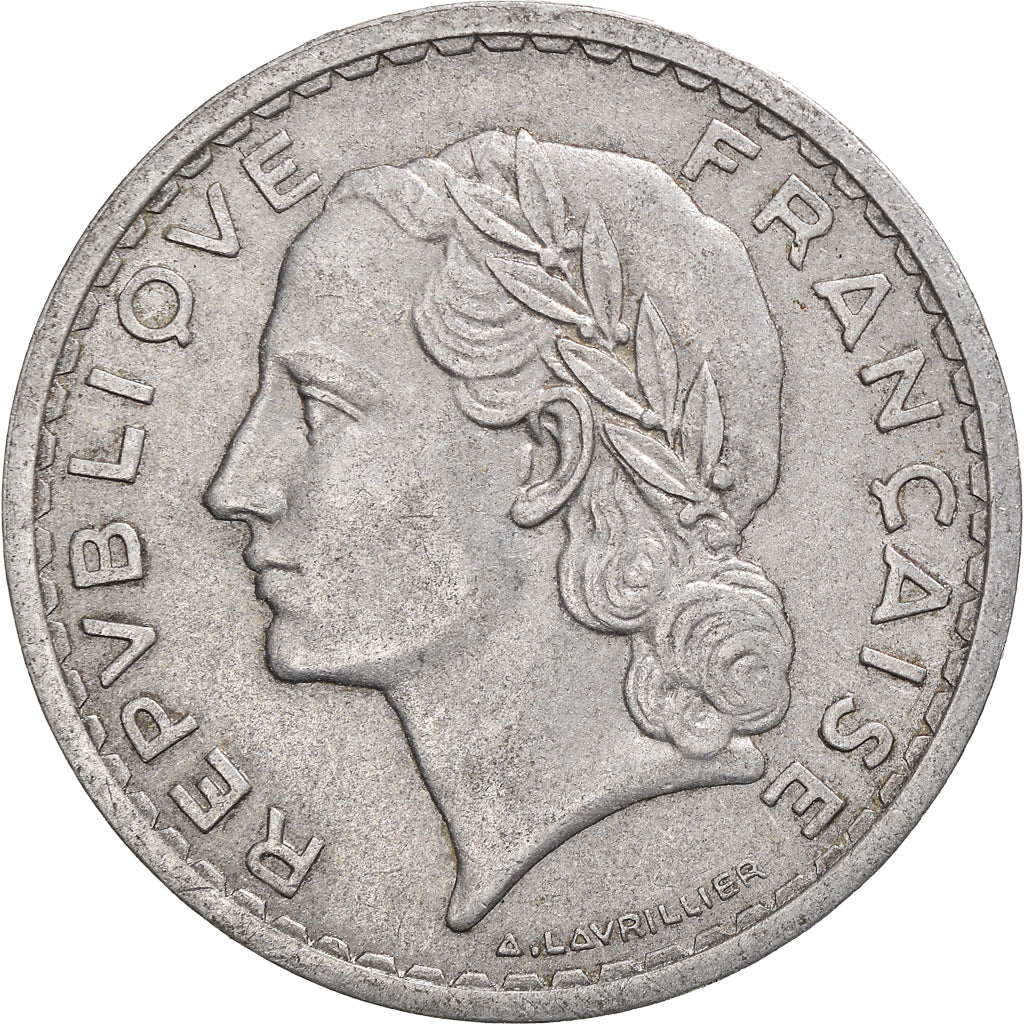 Coin, France, Lavrillier, 5 Francs, 1950, Beaumont - Le Roger, VF(30-35)