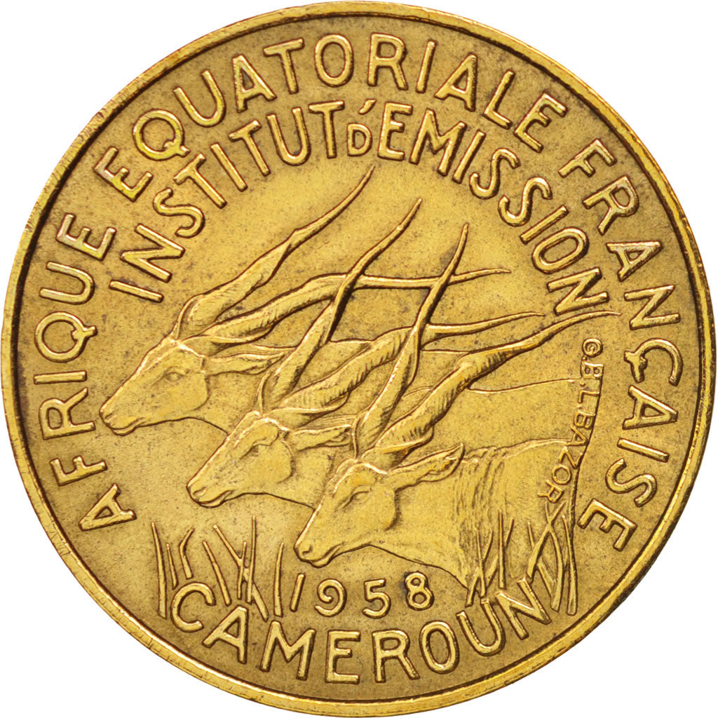 Cameroun, 10 Francs, 1958, Paris, TTB+, Aluminum-Bronze, KM:11