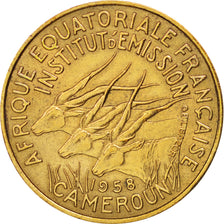 Cameroun, 10 Francs, 1958, Paris, TTB+, Aluminum-Bronze, KM:11