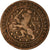Moneta, Holandia, William III, Cent, 1882, VF(20-25), Brązowy, KM:107.1