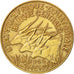EQUATORIAL AFRICAN STATES, 5 Francs, 1965, Paris, EF(40-45), Aluminum-Nickel
