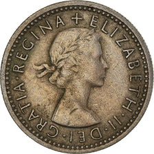 Coin, Great Britain, Elizabeth II, 6 Pence, 1963, VF(30-35), Copper-nickel