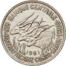 États de l'Afrique équatoriale, 50 Francs, 1961, Paris, TTB, Copper-nickel