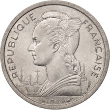 AFARS E ISSAS FRANCESI, 2 Francs, 1975, Paris, BB+, Alluminio, KM:13