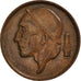 Moeda, Bélgica, Baudouin I, 50 Centimes, 1967, AU(50-53), Bronze, KM:149.1