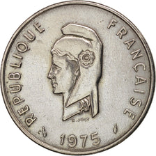 FRENCH AFARS & ISSAS, 50 Francs, 1975, Paris, TTB, Copper-nickel, KM:18