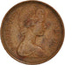 Münze, Großbritannien, Elizabeth II, 2 New Pence, 1971, SS, Bronze, KM:916