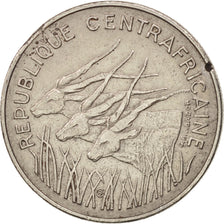 Repubblica Centrafricana, 100 Francs, 1972, Paris, BB, Nichel, KM:6