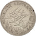 Repubblica Centrafricana, 100 Francs, 1972, Paris, BB, Nichel, KM:6