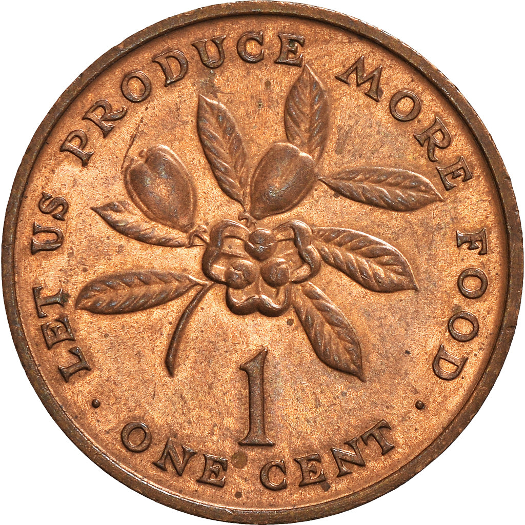 Coin, Jamaica, Elizabeth II, Cent, 1972, Franklin Mint, EF(40-45), Bronze, KM:52