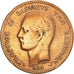 Coin, Greece, George I, 10 Lepta, 1882, Paris, VF(30-35), Copper, KM:55