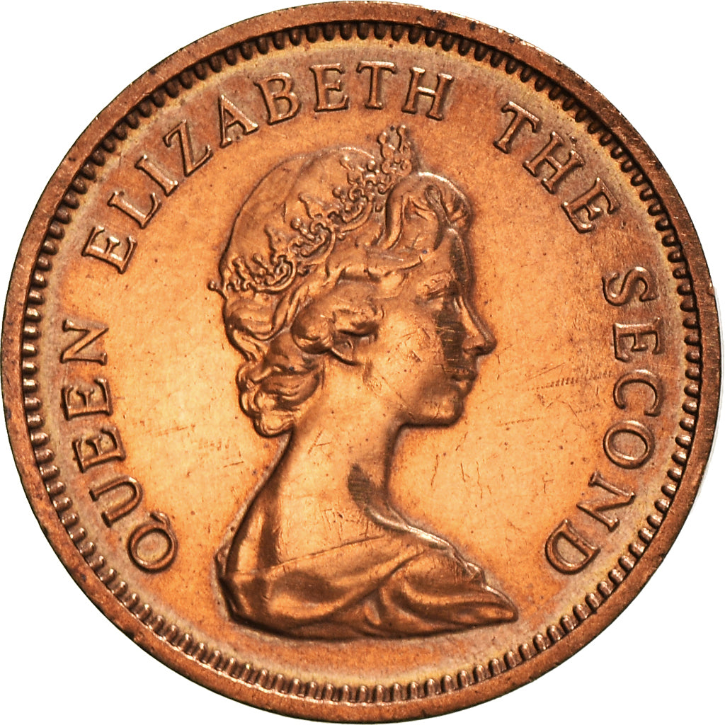 Munten, Jersey, Elizabeth II, 1/2 New Penny, 1971, ZF+, Bronzen, KM:29