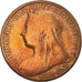 Monnaie, Grande-Bretagne, Victoria, Penny, 1897, B, Bronze, KM:790