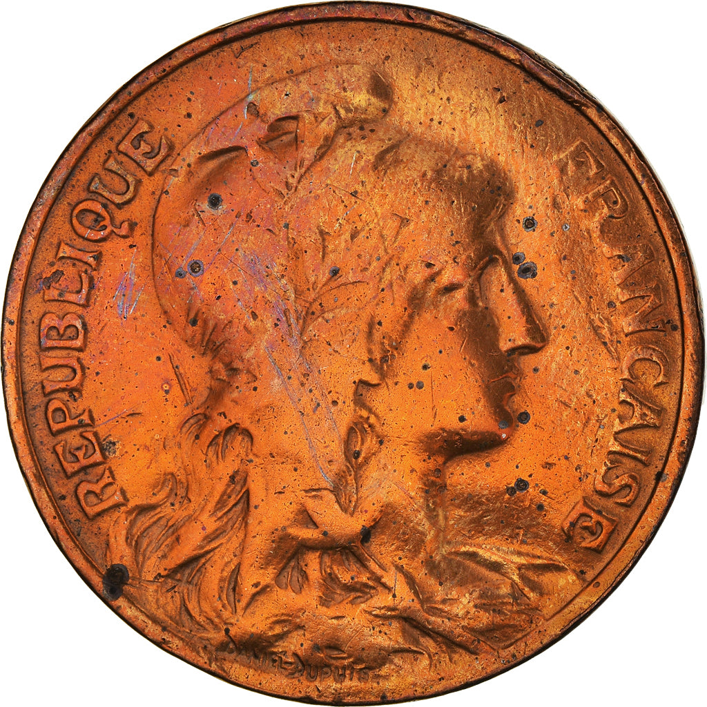 Münze, Frankreich, Dupuis, 10 Centimes, 1914, Paris, S, Bronze, KM:843