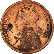 Monnaie, Inde britannique, Victoria, 1/4 Anna, 1862, TB, Cuivre, KM:467