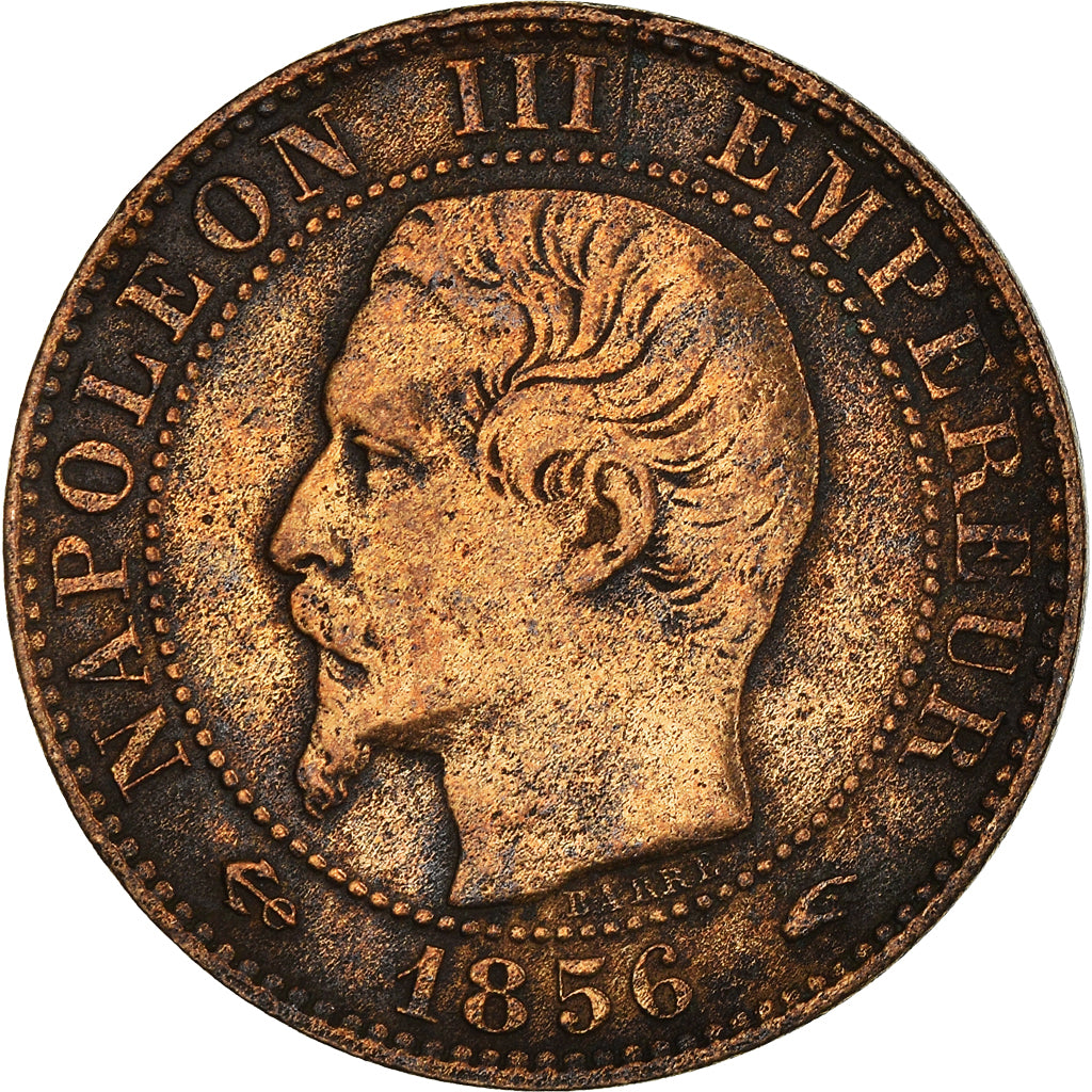Moneta, Francia, Napoleon III, Napoléon III, 5 Centimes, 1856, Paris, MB+