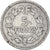 Moneda, Francia, 5 Francs, 1945, Paris, BC+, Aluminio, KM:PE311, Gadoury:766