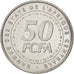 Stati dell’Africa centrale, 50 Francs, 2006, Paris, SPL, Acciaio inossidabi...