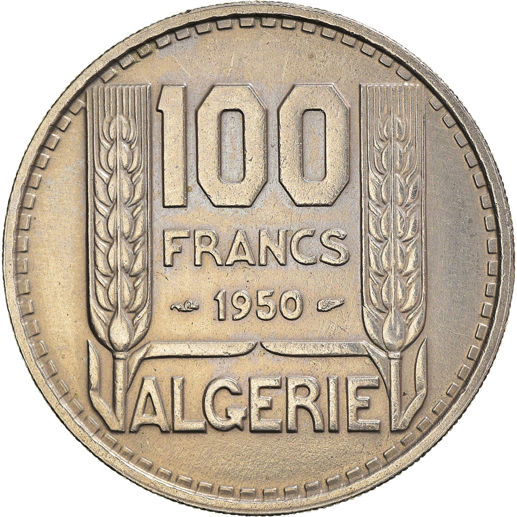 Coin, Algeria, 100 Francs, 1950, Paris, MS(63), Copper-nickel, KM:93
