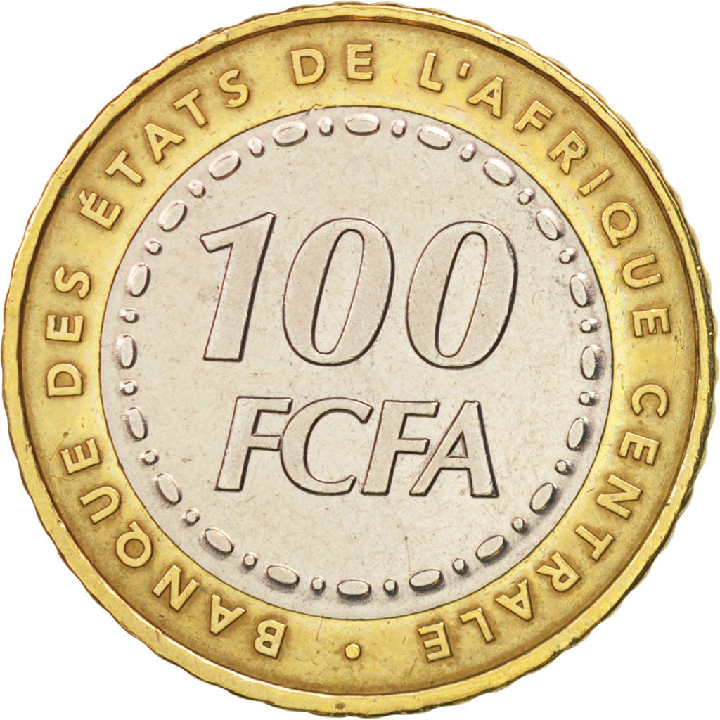 Central African States, 100 Francs, 2006, Paris, AU(50-53), Bi-Metallic, KM:15