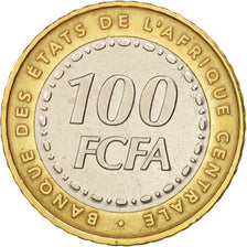 Central African States, 100 Francs, 2006, Paris, AU(50-53), Bi-Metallic, KM:15