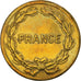 Moeda, França, France Libre, 2 Francs, 1944, Philadelphia, EF(40-45), Latão