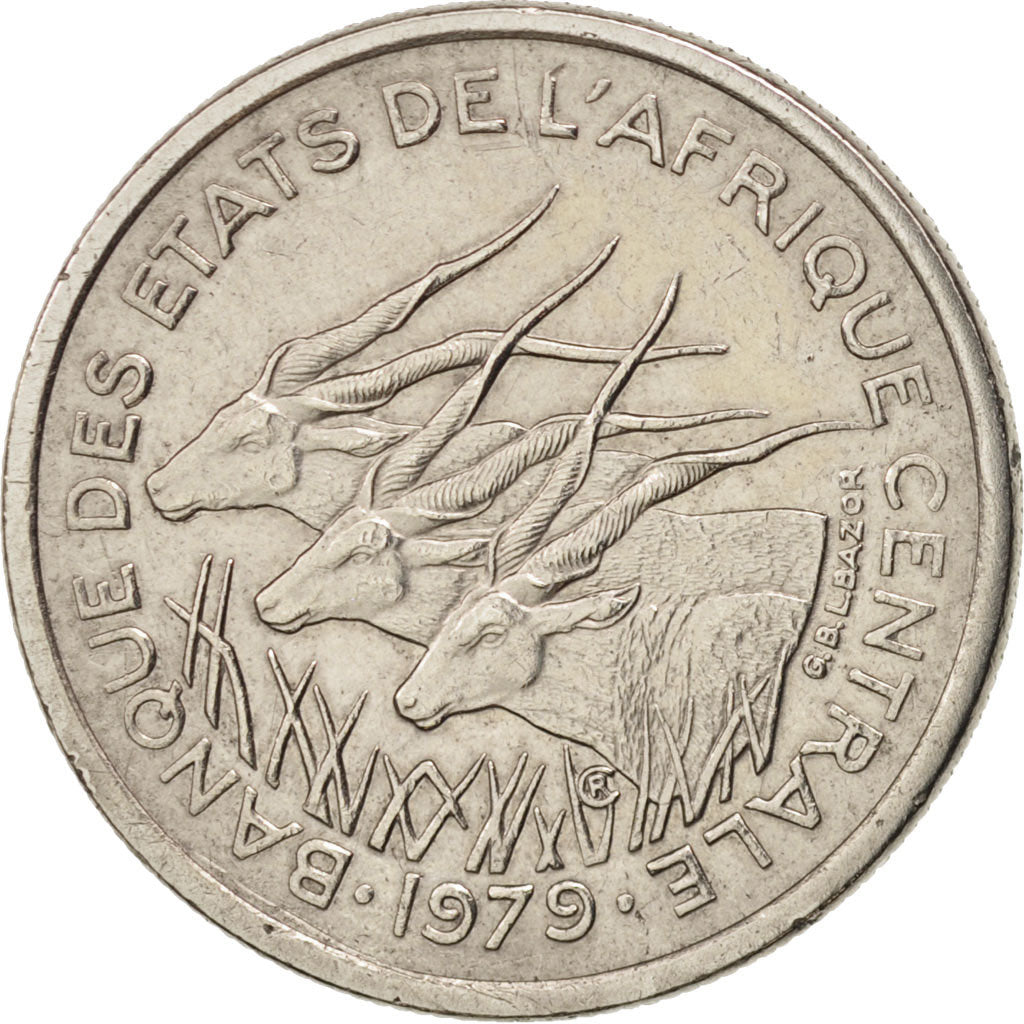 Münze, Zentralafrikanische Staaten, 50 Francs, 1979, Paris, SS, Nickel, KM:11