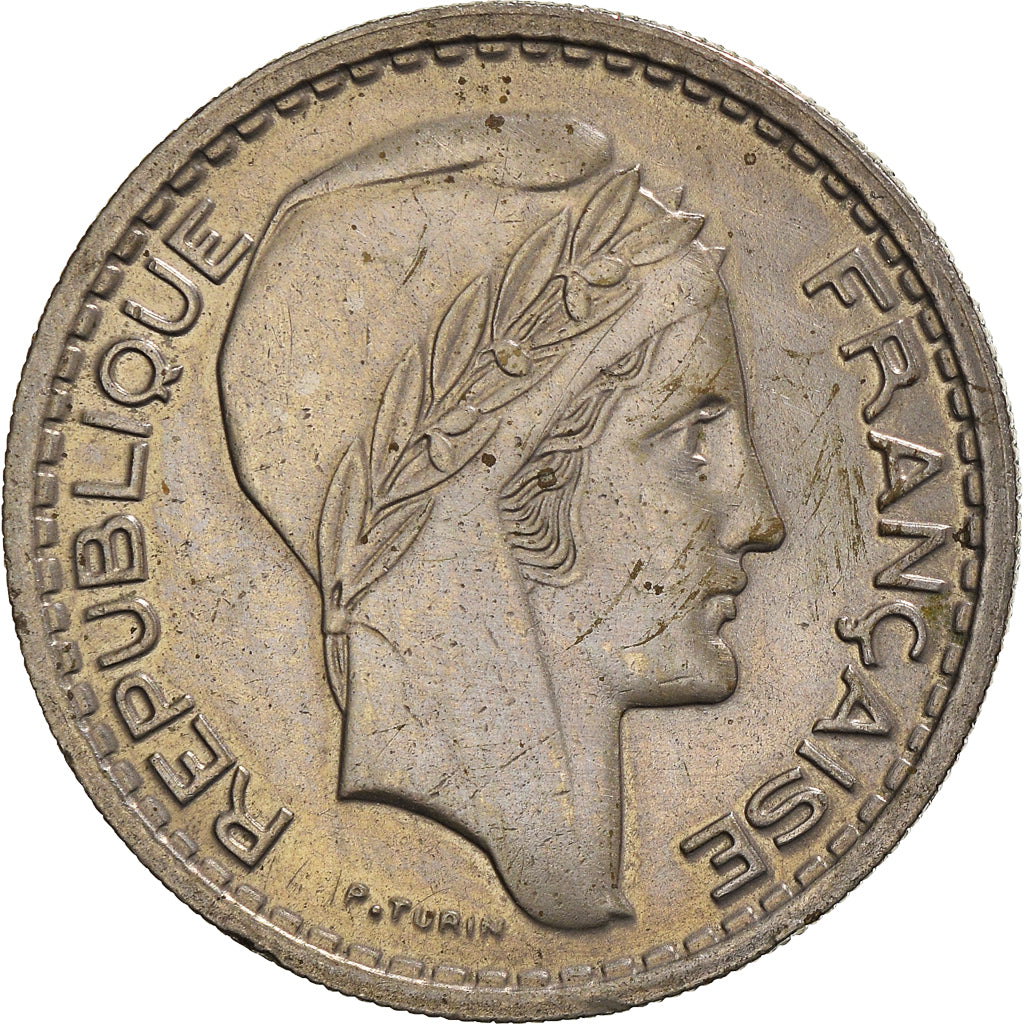 Münze, Frankreich, Turin, 10 Francs, 1948, Paris, SS, Kupfer-Nickel, KM:909.1