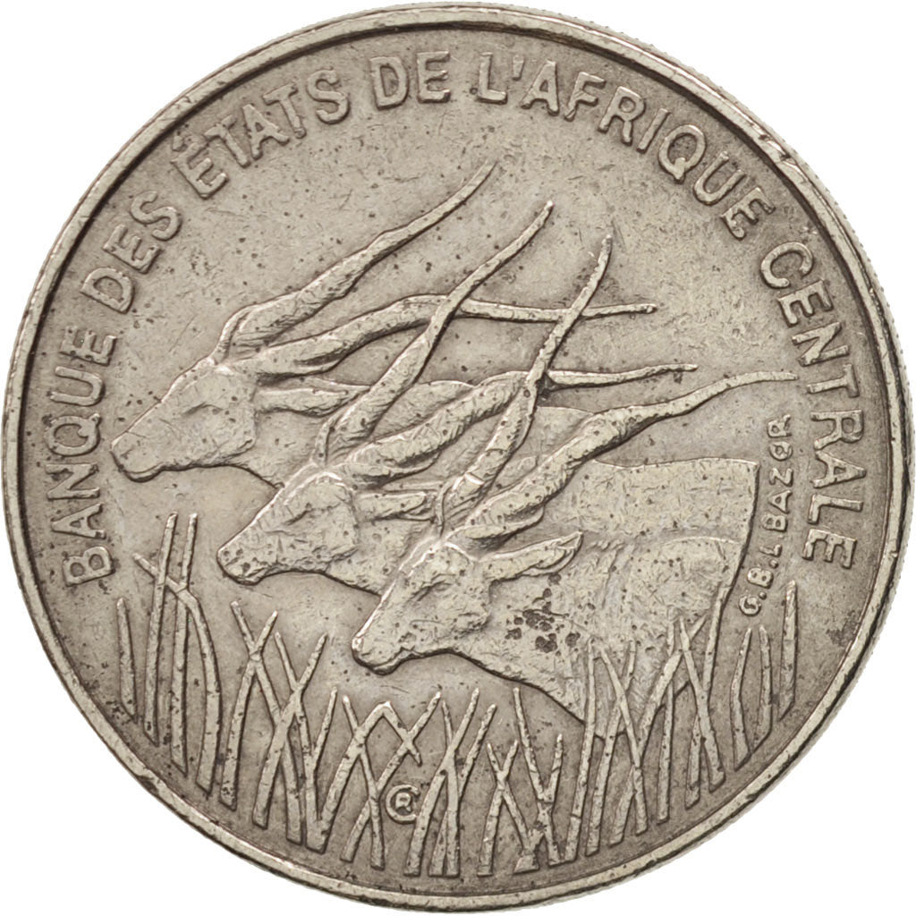 Stati dell’Africa centrale, 100 Francs, 1998, Paris, BB, Nichel, KM:13