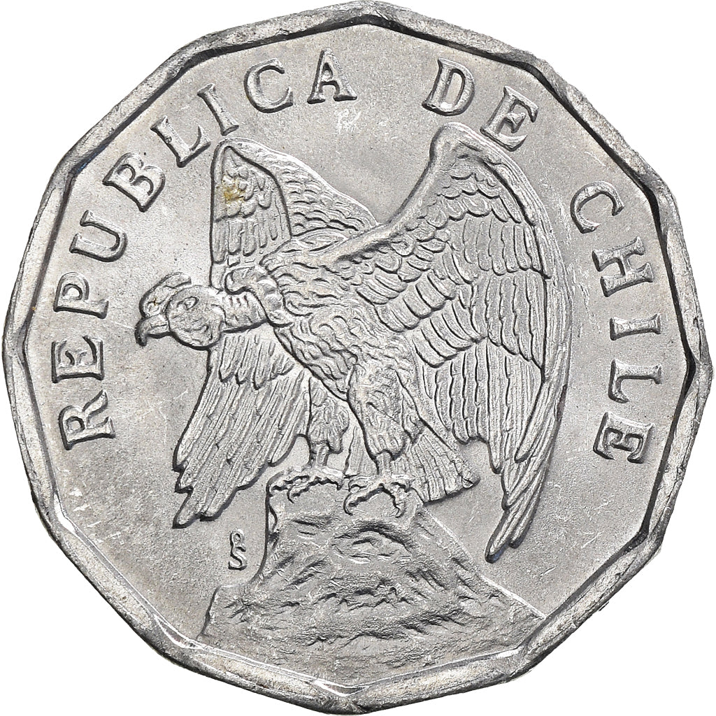 Coin, Chile, 5 Centavos, 1976, AU(50-53), Aluminum, KM:204a
