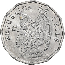 Coin, Chile, 5 Centavos, 1976, AU(50-53), Aluminum, KM:204a