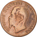 Moneda, Italia, Vittorio Emanuele II, 10 Centesimi, 1866, Strasbourg, BC+