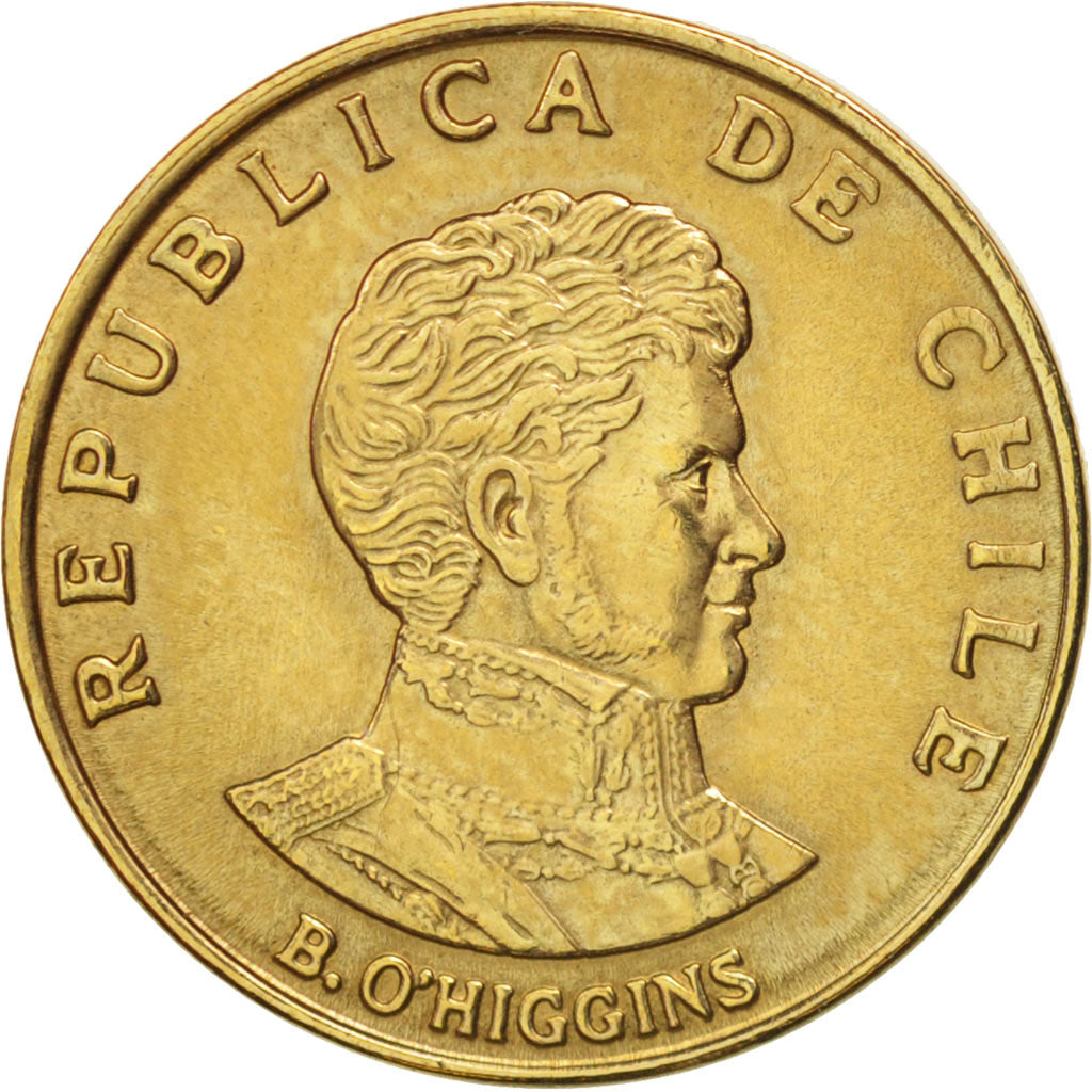 Moneta, Cile, 10 Centesimos, 1971, BB+, Alluminio-bronzo, KM:194