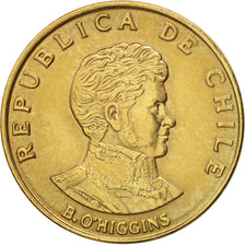 Moneta, Cile, 10 Centesimos, 1971, BB+, Alluminio-bronzo, KM:194