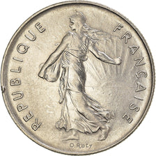 Coin, France, Semeuse, 5 Francs, 1977, Paris, EF(40-45), Nickel Clad